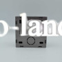 Выключатель одноклавишный накладной антрацит NILSON THEMIS 26161001